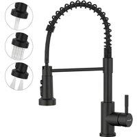 Blylund Black Kitchen Mixer Tap, Stainless Steel Kitchen Tap