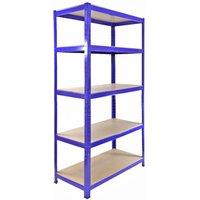 Monstershop Monster Racking T-Rax Metal Storage Shelves, Blue, 90cm W, 45cm D in Blue