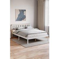 Home Discount Vida Designs Milan Wooden Bed Low Foot with Memory Foam Mattress | Size: Double