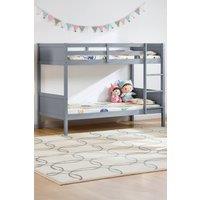 Home Discount Junior Vida Gemini 'Detachable Bunk Bed & 2x Bunk Bed Foam Mattress' in Grey