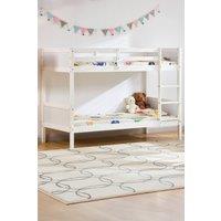 Home Discount Junior Vida Gemini 'Detachable Bunk Bed & 2x Bunk Bed Foam Mattress' in White