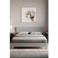 HD Designs Victoria Bed Frame & Gel Memory Foam Spring Mattress in Grey | Size: Double