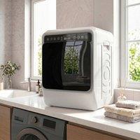 HOMCOM 5kg Vented Tumble Dryer, 1000W Compact Front Tumble Dryer, White