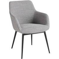 Angel Cerda Grey Fabric Dining Chair