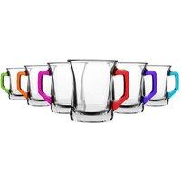 Havendro 6x LAV Zen+ Glass Coffee Mugs Large Tea Latte Cup Set