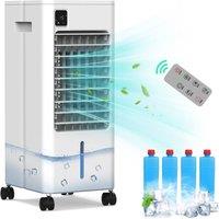 EONLION 8L Portable Air Cooler Fan Cooling Conditioner Humidifier in White