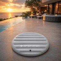 SPETLEK Inflatable Hot Tub Lid Round 4 Person in Grey | Size: Double