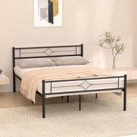 SPETLEK Double Bed 190x135cm in Black