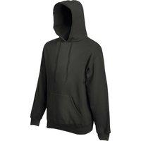 Fruit of the Loom Men's Premium 70 30 Hooded Sweatshirt Hoodie in Charcoal | Size: Medium
