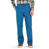 Chums Men's Elastic Waist Denim Jeans in Stretch Fabric in Light Blue | Size: 38L