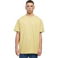 Build Your Brand Men's Heavy Oversized Tee in Khaki | Size: Medium