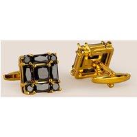 Oswin Hyde Men's Zirc Onyx Cufflinks
