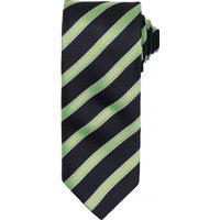 Premier Men's Waffle Stripe Formal Business Tie Pack of 2 in Black