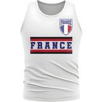 France Men's Mens Core Football Country Sleeveless Tee in White | Size: Medium