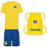 Ukraine Men's Mens Training Kit Package in Yellow | Size: Large