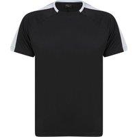 Finden & Hales Men's Team T-Shirt in Black | Size: XL