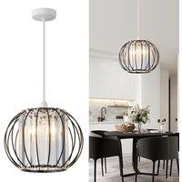Harper Living Men's Easy Fit Shade, Matt Black Ceiling Light Shade 27cm Modern Lampshade