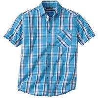 Atlas for Men Men's Checked Shirt in Blue | Size: Medium
