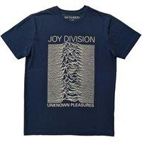 Joy Division Men's Unknown Pleasures T-Shirt in Blue | Size: XL