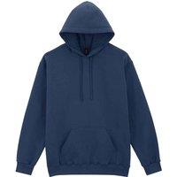 Gildan Men's Softstyle Plain Midweight Hoodie in Blue | Size: Small