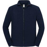 Fruit of the Loom Men's Iconic Premium Sweat Jacket in Mid Navy | Size: 2XL