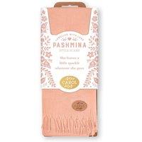 History & Heraldry Women's Pre-personalised Pashmina Style Scarf - over 50 titles - Carol in Peach