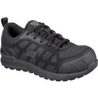 Skechers Women's Bulklin Ayak Safety Shoes in Black | Size: 8