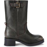 KG Kurt Geiger Women's 'Trident' Leather Boots in Brown | Size: 5