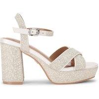 Carvela Women's 'Sonata' Fabric Heels in White | Size: 8