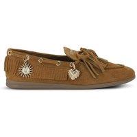 STEVE MADDEN Women's 'Rascals Tan Suede' Suede Flats | Size: 5