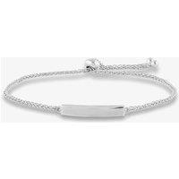 T.H.Baker Women's Rosa Lea Bar Toggle Bracelet AM-2THB034904 in Silver | Size: Adjustable