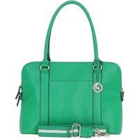 Ashwood Leather Women's 'Cuore di Cuoio' 3 Section Large Leather Handbag in Green