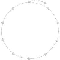 Gold Trip Women's Hearts Satellite Necklace in Silver