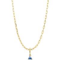 Gold Trip Women's December Birthstone Necklace in Gold