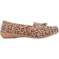 ABSOLUTE FOOTWEAR Women's Slip On Casual Leather Loafer / Deck / Boat Shoes / Sandals | Size: 4