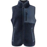 James Harvest Women's Kingsley Sherpa Fleece Gilet in Navy | Size: Large