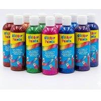 SHEDS AND FENCE LTD 200ml Glitter Paint Arts Crafts Shimmer Paint for Kids and Adults