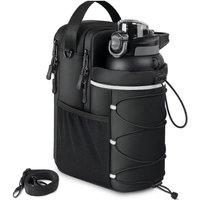 FLAVORA Magnetic Water Bottle Bag Portable Sleeve in Black | Size: 0-12 m