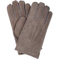 SNUGRUGS Men's Chester, Luxury 100% Sheepskin Gloves in Grey | Size: Large