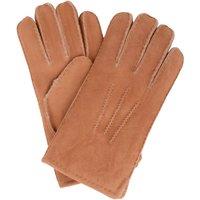 SNUGRUGS Men's Chester, Luxury 100% Sheepskin Gloves in Tan | Size: Medium