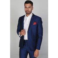 Paul Andrew Men's Kingsley - Plain Wedding Blazer in Navy | Size: 48R