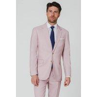 Dobell Men's Rose Pink Sharkskin 2 Piece Suit | Size: 42R