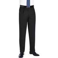 Brook Taverner Men's Concept Delta Trousers in Black | Size: 34R