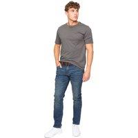 Bewley&Ritch Men's Newbury Straight Washed Jeans in Dark Blue | Size: 36R