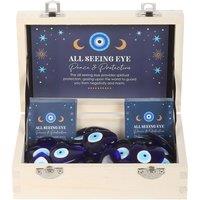 Something Different Men's All Seeing Eye Charm (Pack of 36) in Blue