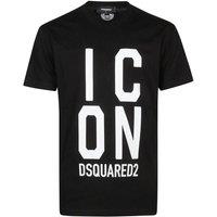 Dsquared2 Men's Bold Icon Logo Cool Fit Black T-Shirt | Size: Medium