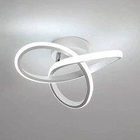Pheashine Modern LED Ceiling Light 22W Flower (Cool White/Warm)(White/Black) in Cool White
