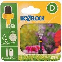 Hozelock 2797 Mist Micro Spray Jet (Pack 12) in Yellow