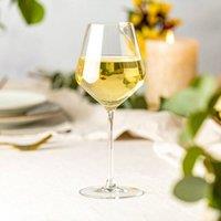 Madison & Mayfair Set of 6 Distinction 38cl Wine Glasses in Clear