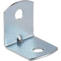 JCP CONSTRUCTION PRODUCTS Angle Brackets Bzp - 20 x 20mm - Box of 100 in Silver